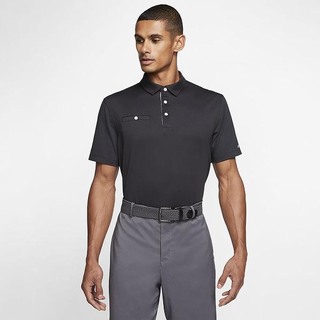 Polo Nike Dri-FIT Player Golf Barbati Negrii Argintii | AHJZ-76908